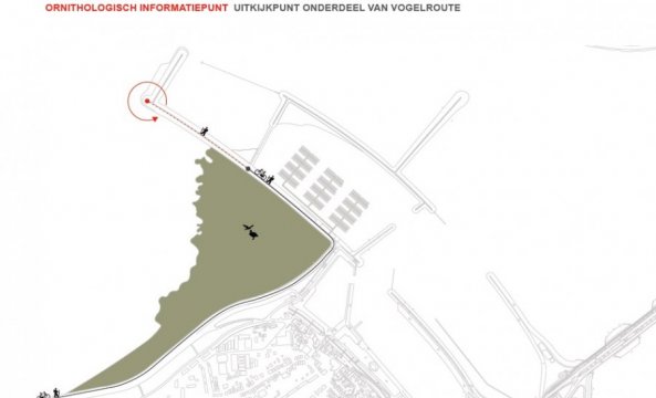 Uitkijpunt onderdeel vd vogelroute